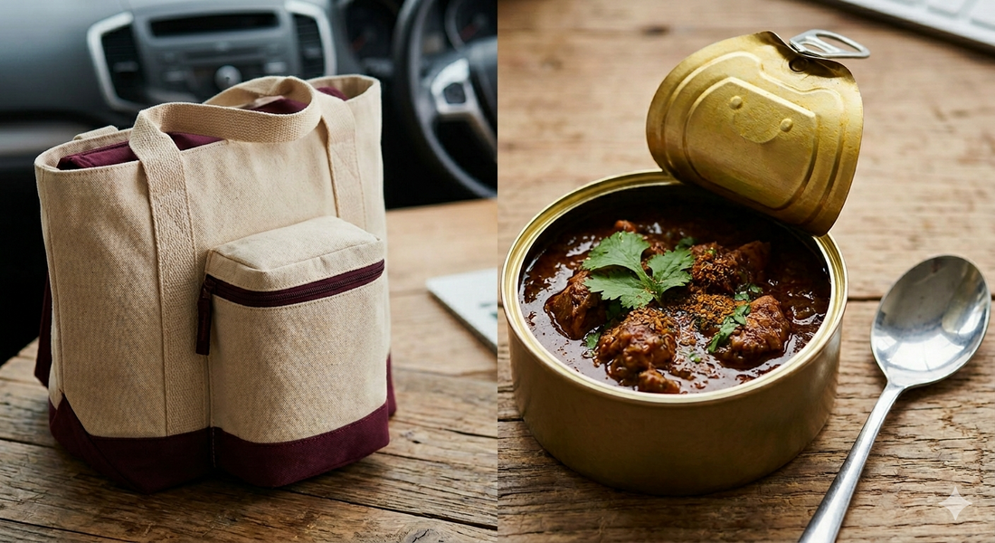 Travel Bag and Meal Tin 